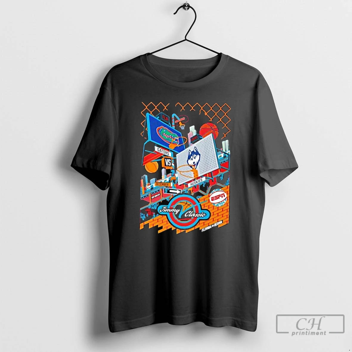 Classic Jimmy Classic Florida Gators Vs Vs Uconn Huskies 9th December T-Shirts, Hoodie, Sweatshirt | TeeBloomCo.com