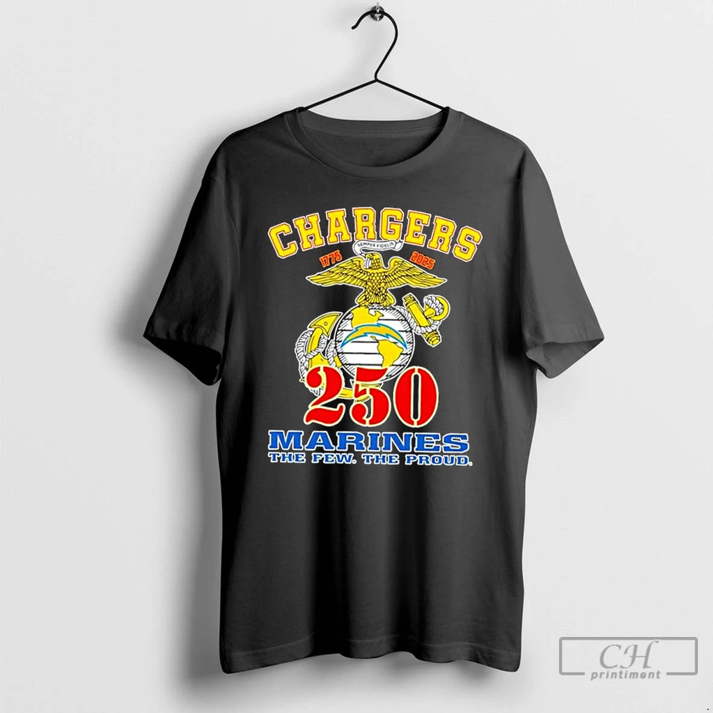 Classic Los Angeles Chargers X U S M C 250th Birthday Celebration T Shirts Sweater Hoodie, Sweatshirt | TeeBloomCo.com