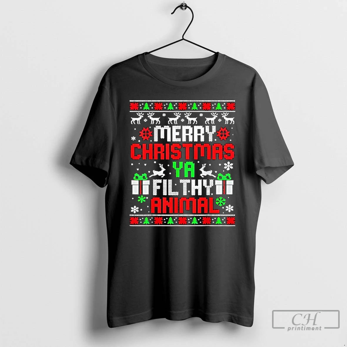 Classic Merry Christmas Animal Filthy Ya Xmas Family Pajama T-Shirts, Hoodie, Sweatshirt | TeeBloomCo.com