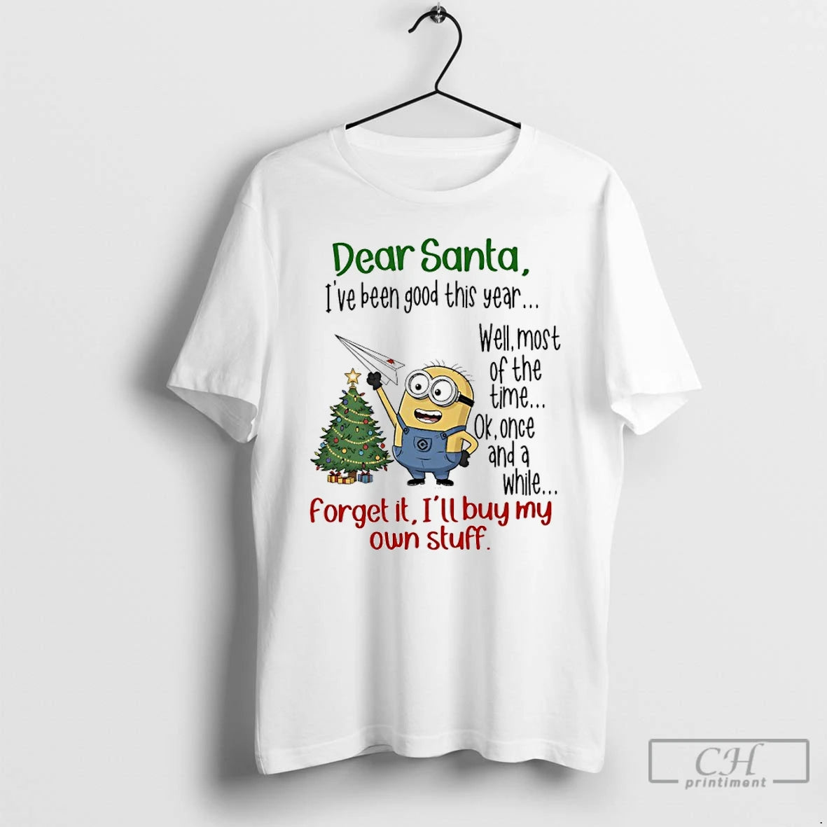 Classic Minions Dear Santa Ive Been Good This Year Well Most Of The Time Ok T-Shirts, Hoodie, Sweatshirt | TeeBloomCo.com