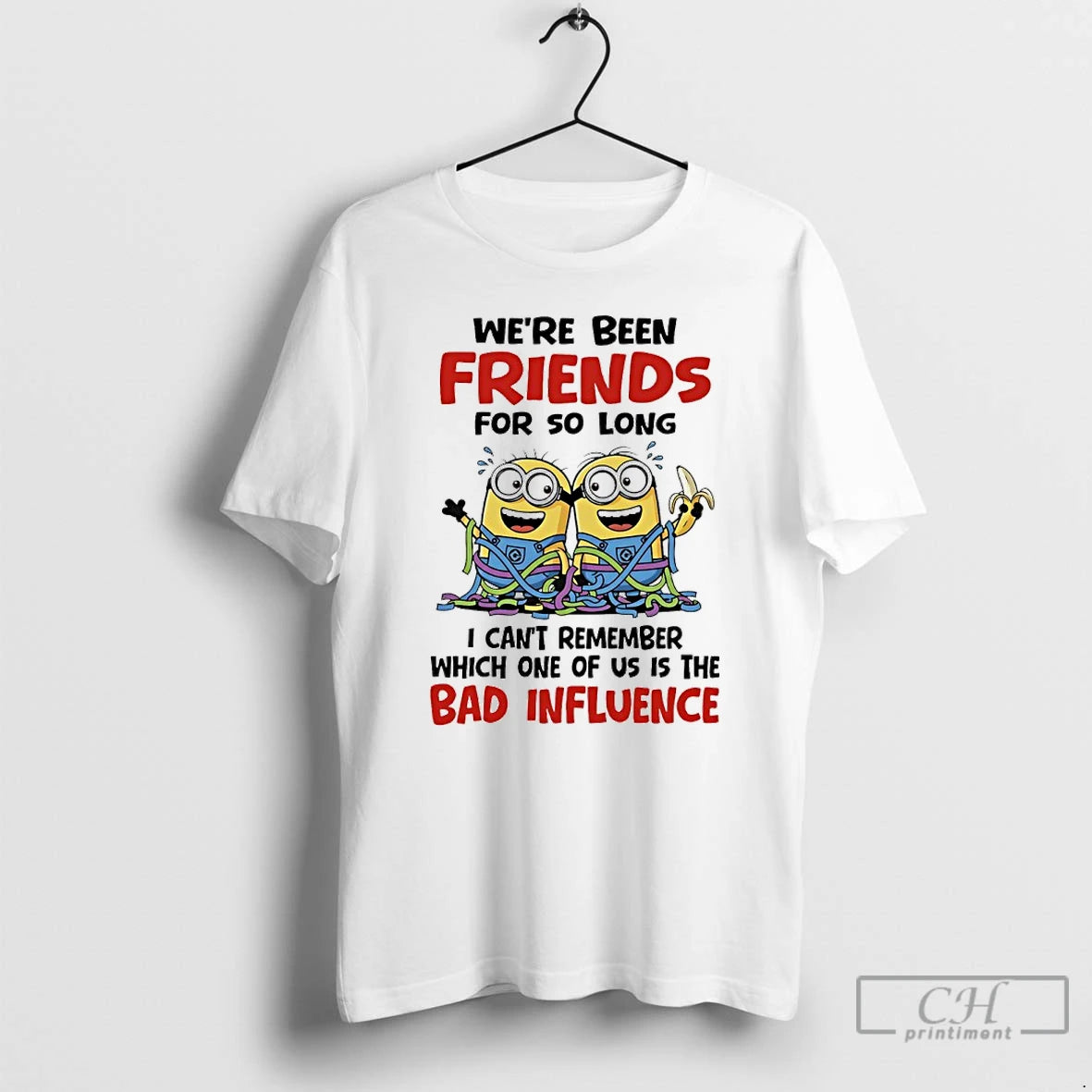 Classic Minions Weve Been Friends For So Long I Cant Remember Which One Of Us T-Shirts, Hoodie, Sweatshirt | TeeBloomCo.com
