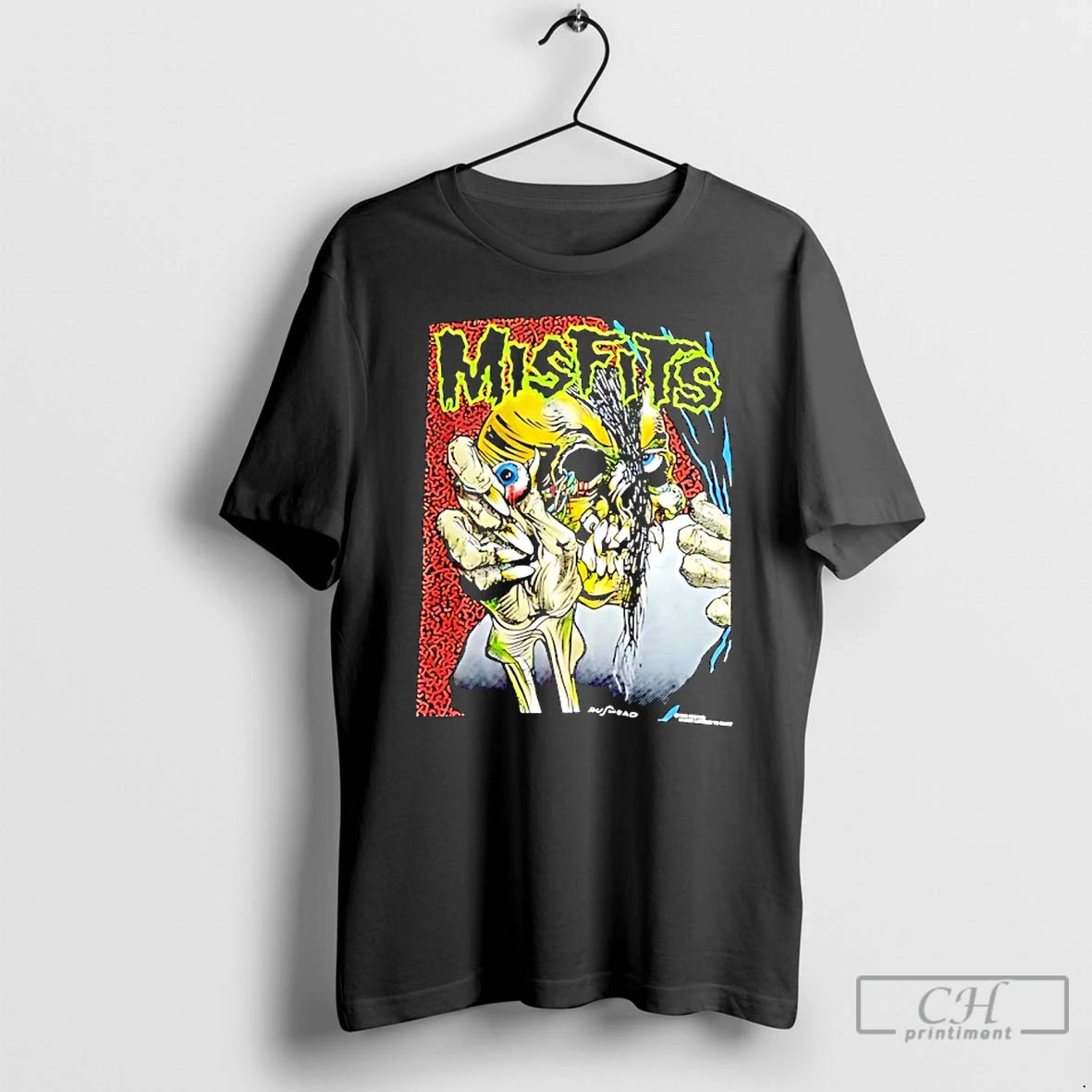 Classic Misfits Pushead Schroeder Skull Eyeball Graphic T-Shirts, Hoodie, Sweatshirt | TeeBloomCo.com
