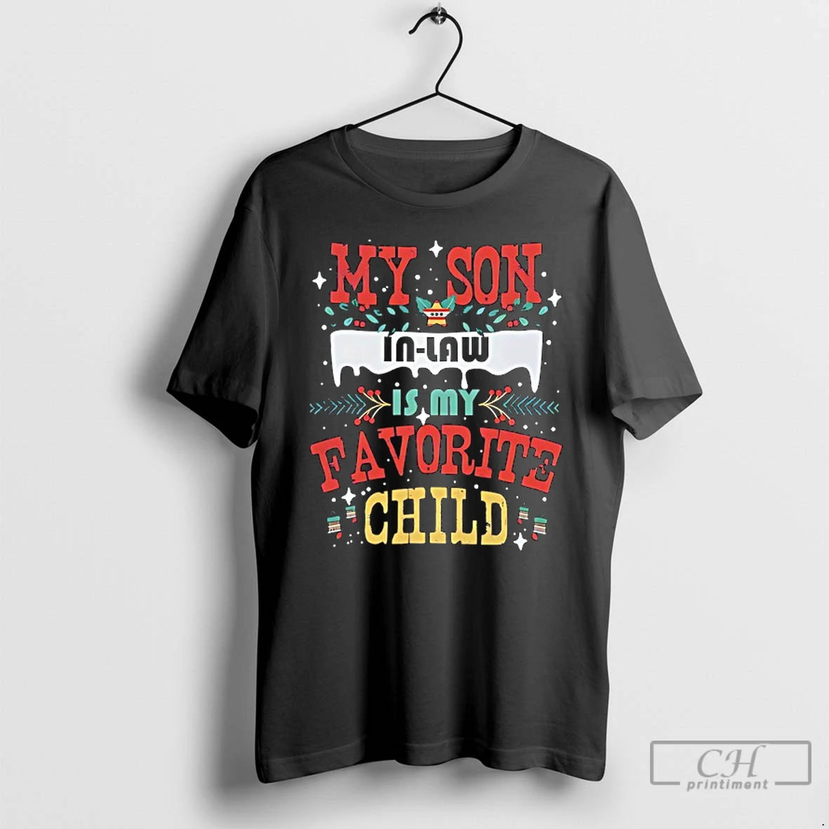 Classic My Son In Law Is My Favorite Child Christmas Item T-Shirts, Hoodie, Sweatshirt | TeeBloomCo.com