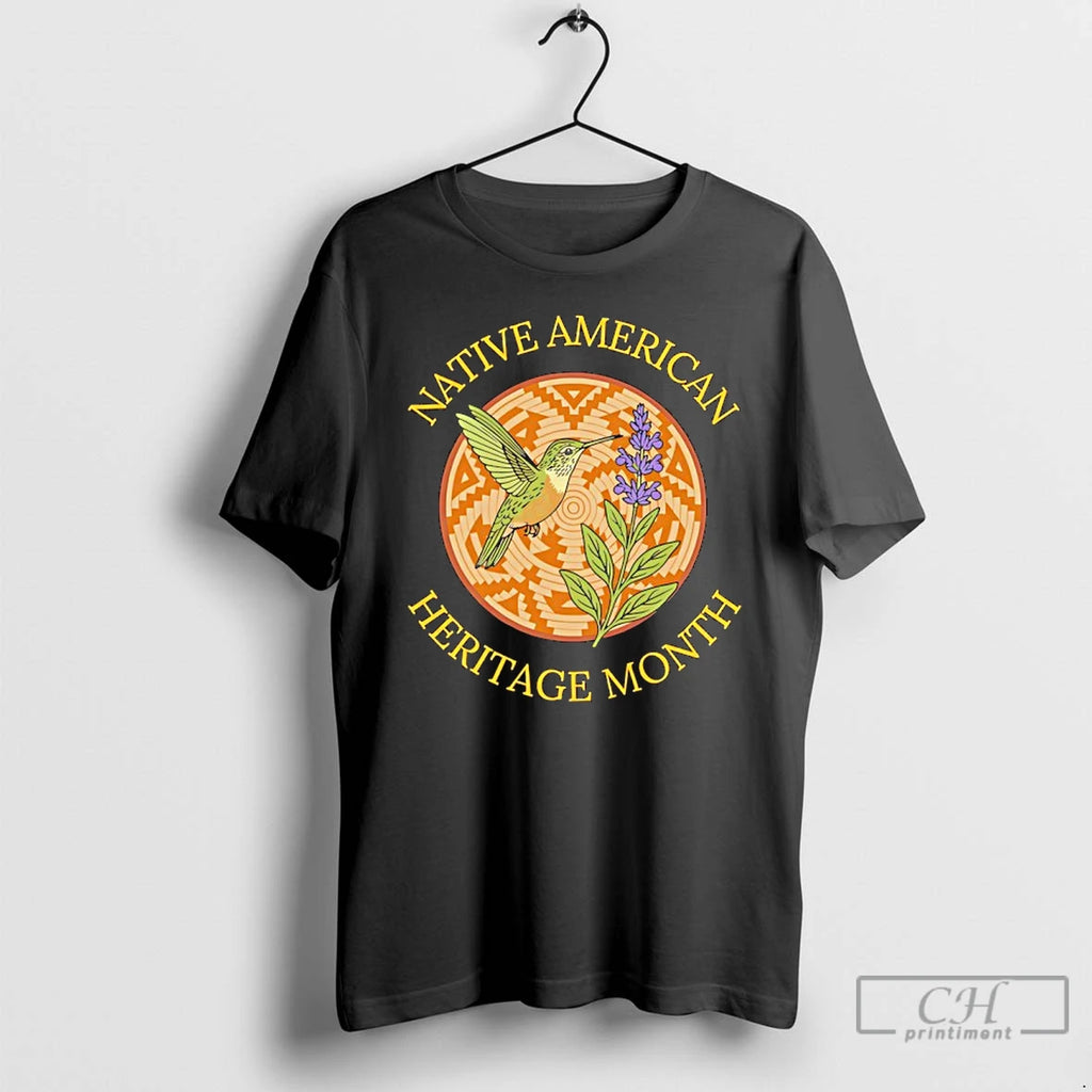 Classic Native American Heritage Month Hummingbird Graphic T-Shirts, Hoodie, Sweatshirt | TeeBloomCo.com