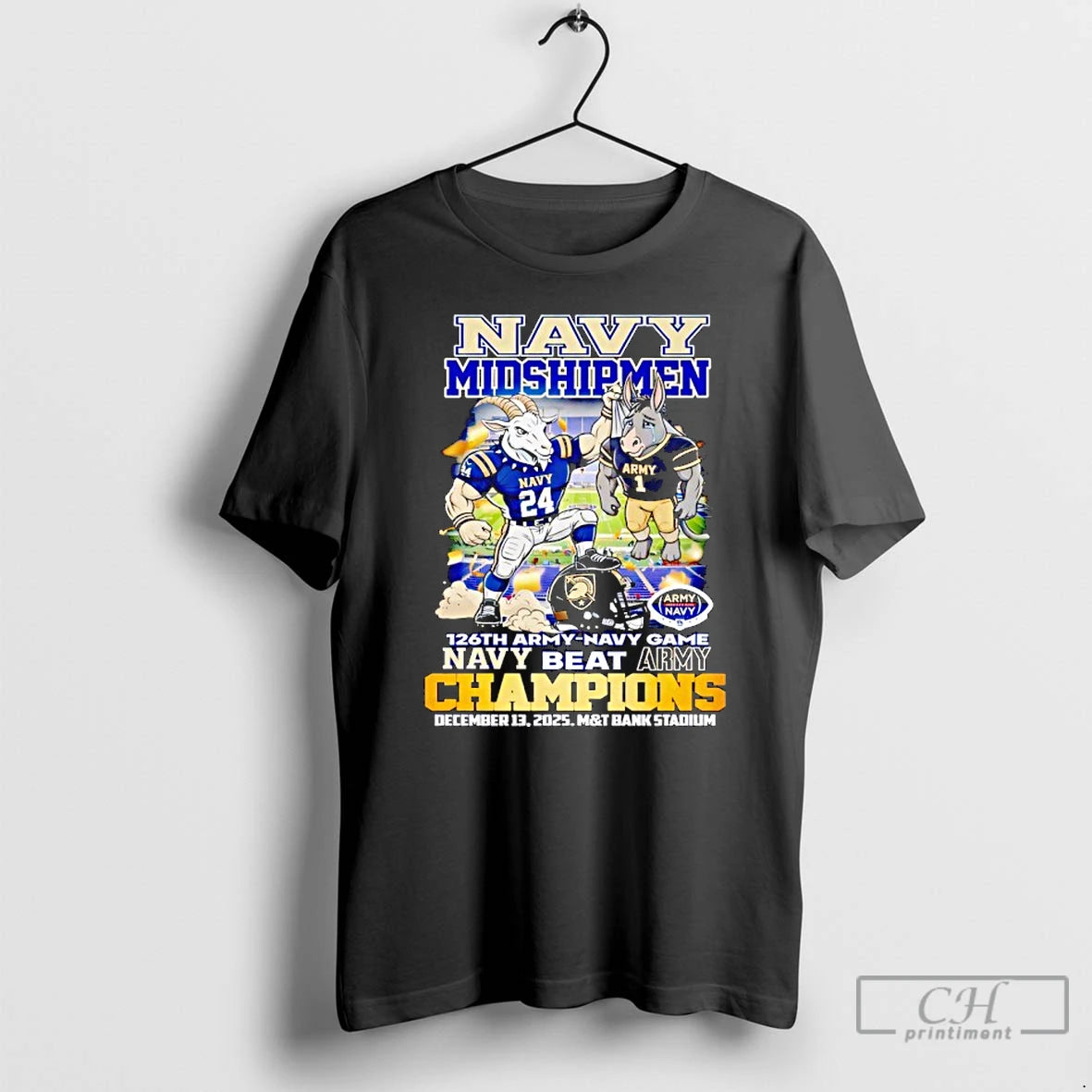 Classic Navy Midshipmen 126th Army Navy Game Champions Vintage T-Shirts, Hoodie, Sweatshirt | TeeBloomCo.com