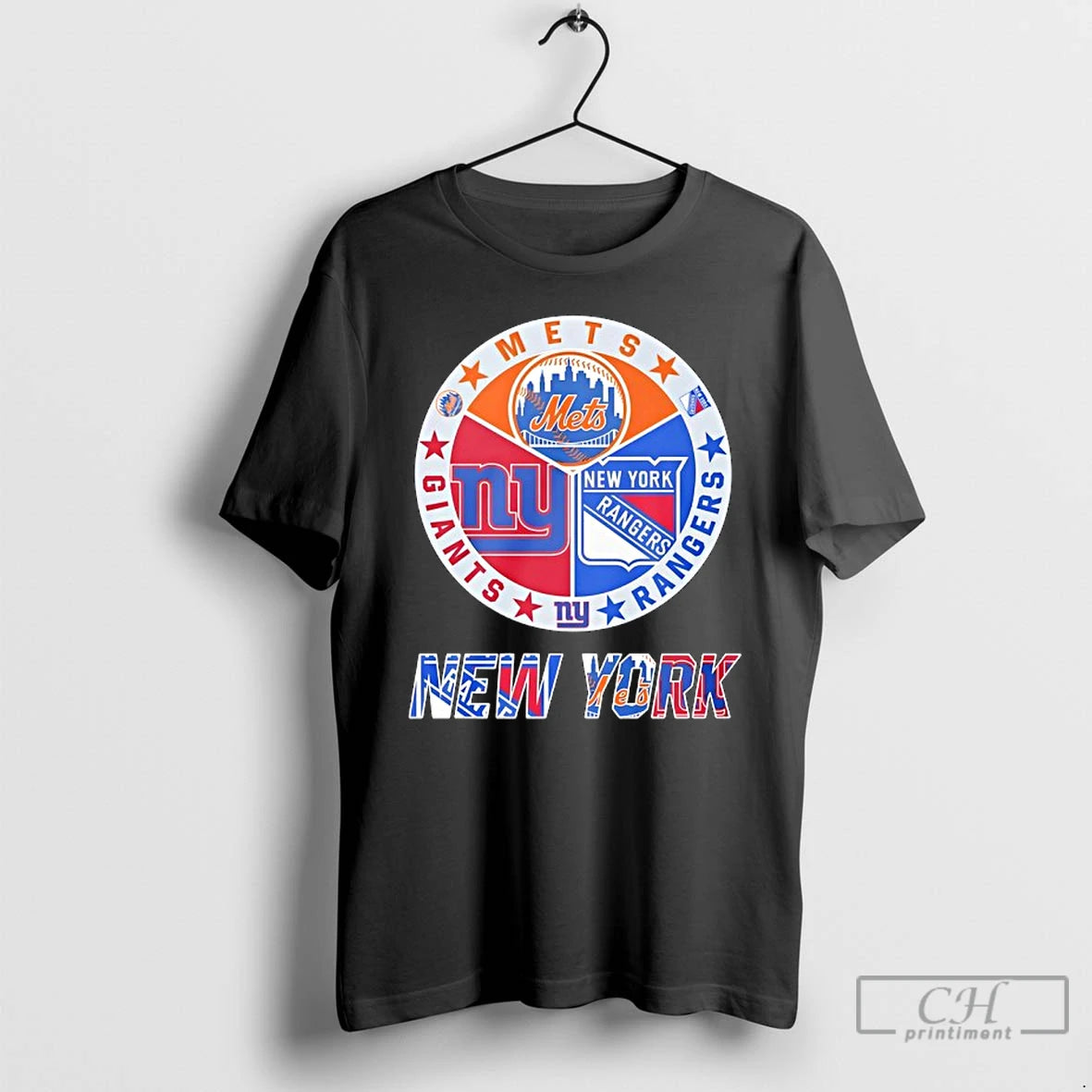 Classic New York Rangers New York Mets New York Giants Mashup Logo T Shirts Sweater Hoodie, Sweatshirt | TeeBloomCo.com