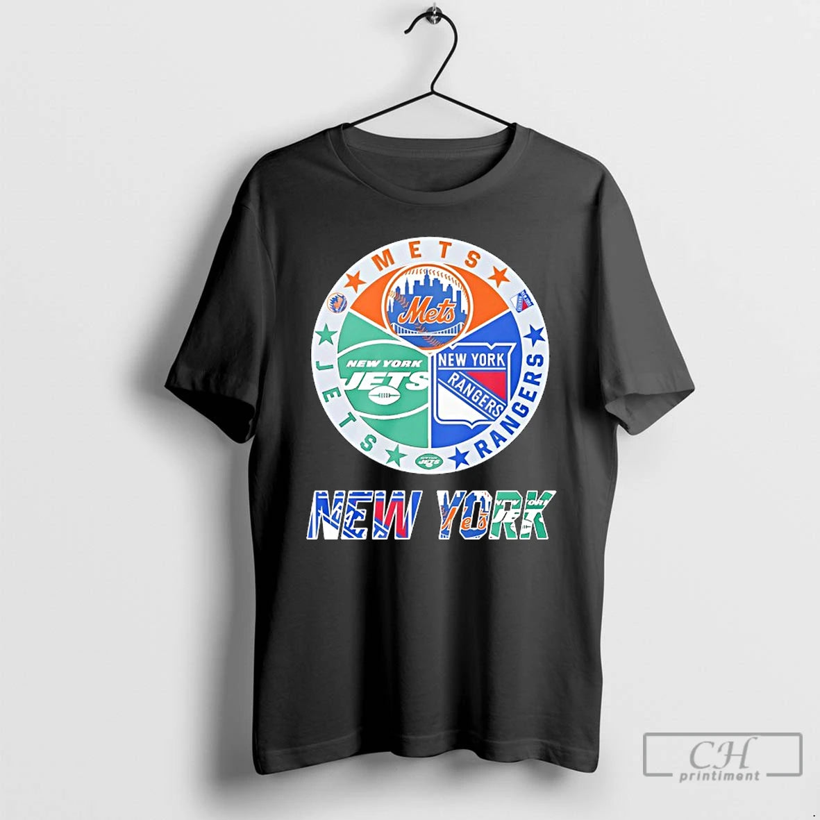 Classic New York Rangers New York Mets New York Jets Mashup Logo T Shirts Sweater Hoodie, Sweatshirt | TeeBloomCo.com