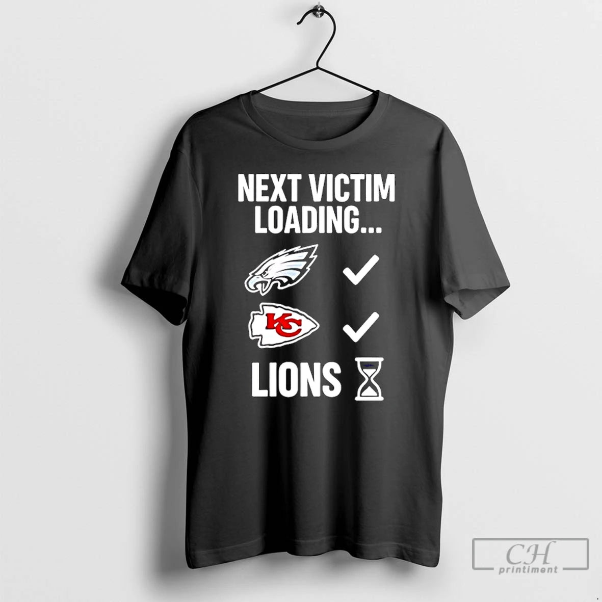 Classic Next Victim Loading Lions Hourglass T-Shirts, Hoodie, Sweatshirt | TeeBloomCo.com