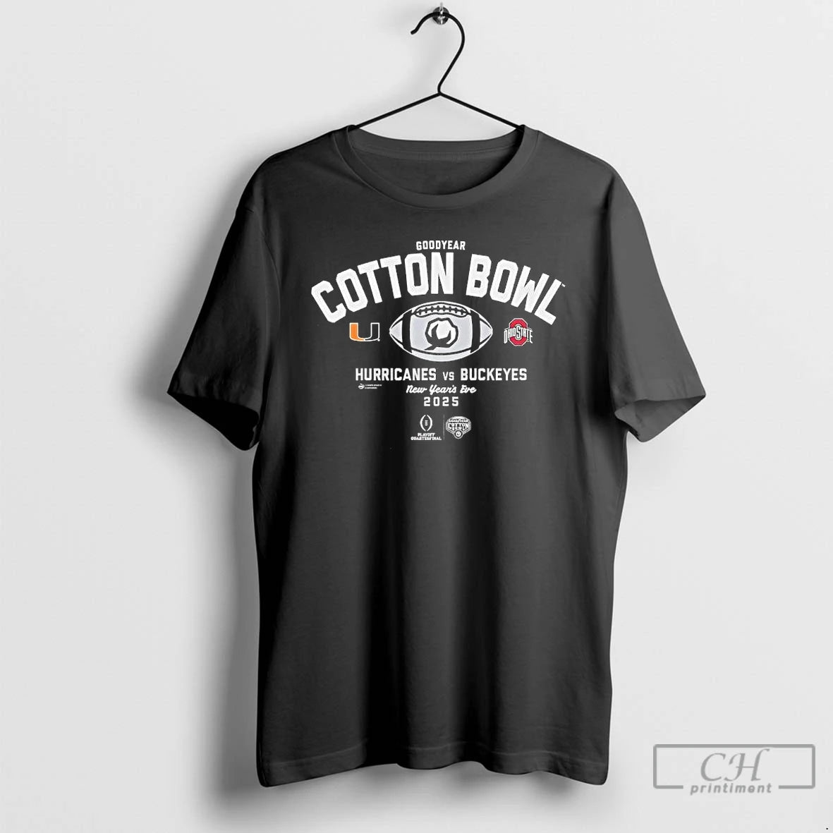 Classic Ohio State Vs Miami 2025 Goodyear Cotton Bowl New Years Eve T Shirts Sweater Hoodie, Sweatshirt | TeeBloomCo.com