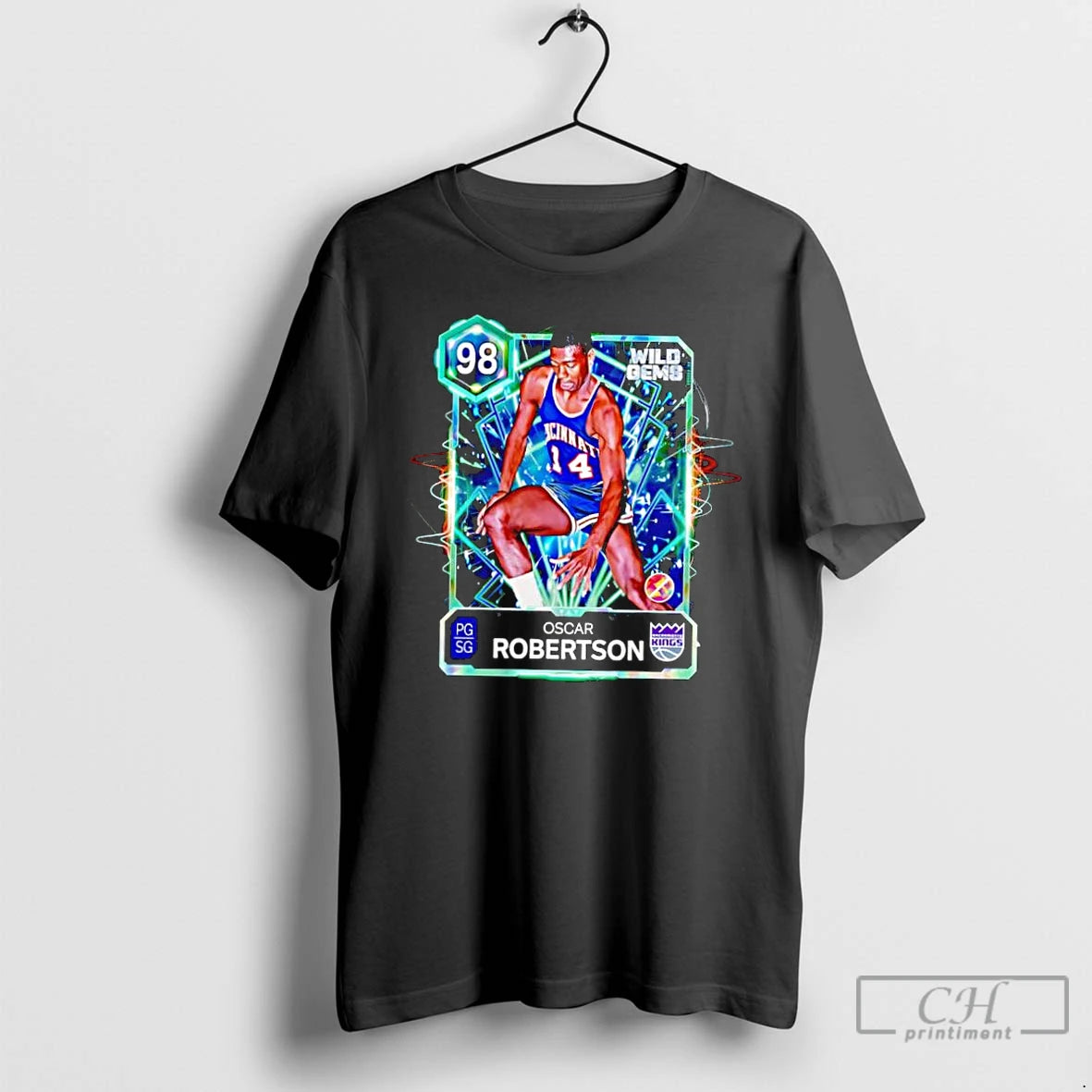 Classic Oscar Robertson Nba 2k Myteam Wild Gems 98 T-Shirts, Hoodie, Sweatshirt | TeeBloomCo.com