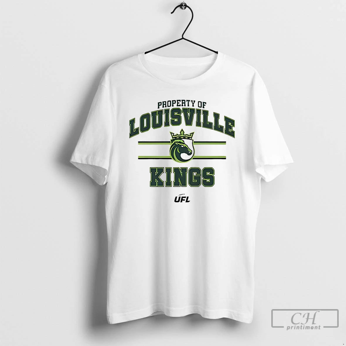 Classic Property Of Louisville Kings Ufl T-Shirts, Hoodie, Sweatshirt | TeeBloomCo.com