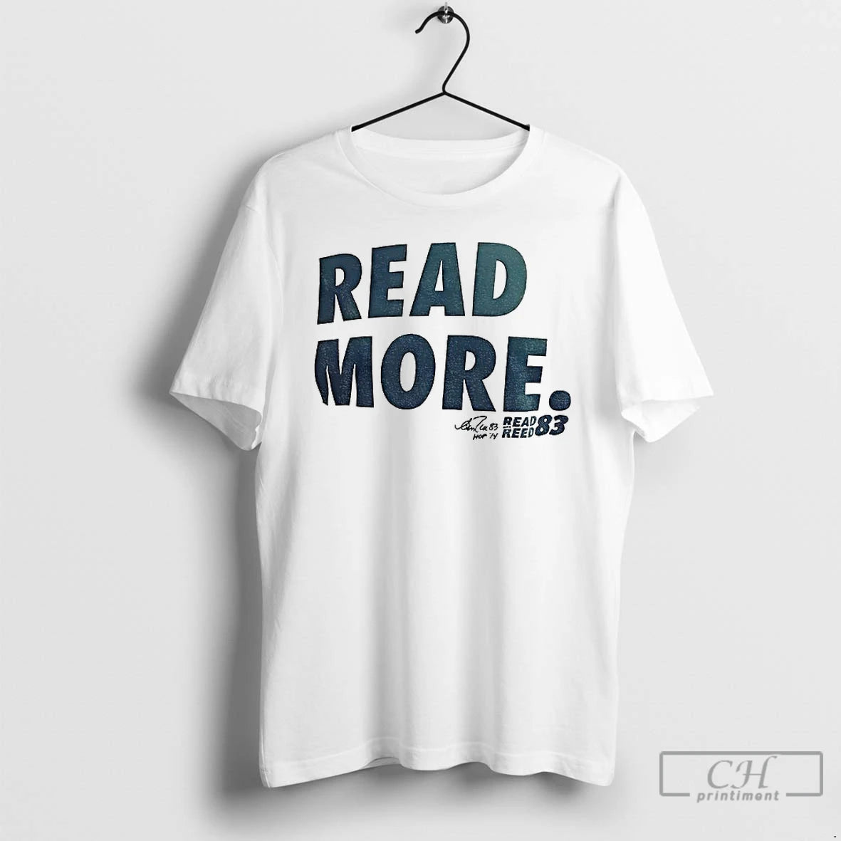 Classic Read More Read With Reed 83 Signature T-Shirts, Hoodie, Sweatshirt | TeeBloomCo.com