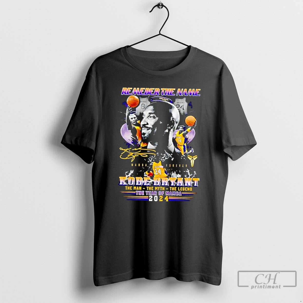 Classic Remember The Name 8 4 24 Kobe Bryant The Man The Myth The Legend T-Shirts, Hoodie, Sweatshirt | TeeBloomCo.com