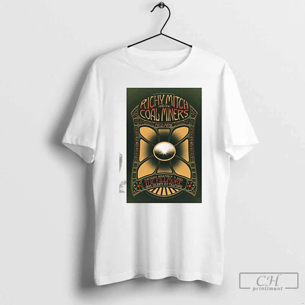 Classic Richy Mitch The Coal Miners San Francisco Ca November 11 2025 Concert T Shirts Hoodie, Sweatshirt | TeeBloomCo.com