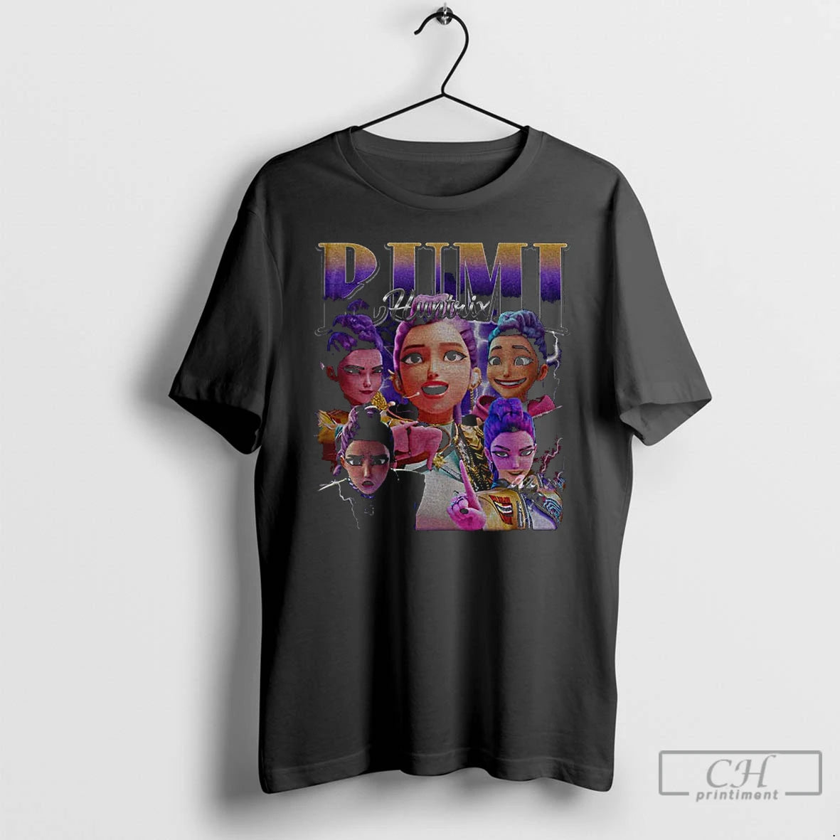 Classic Rumi Huntrix Kpop Demon Hunters 90s Bootleg T-Shirts, Hoodie, Sweatshirt | TeeBloomCo.com