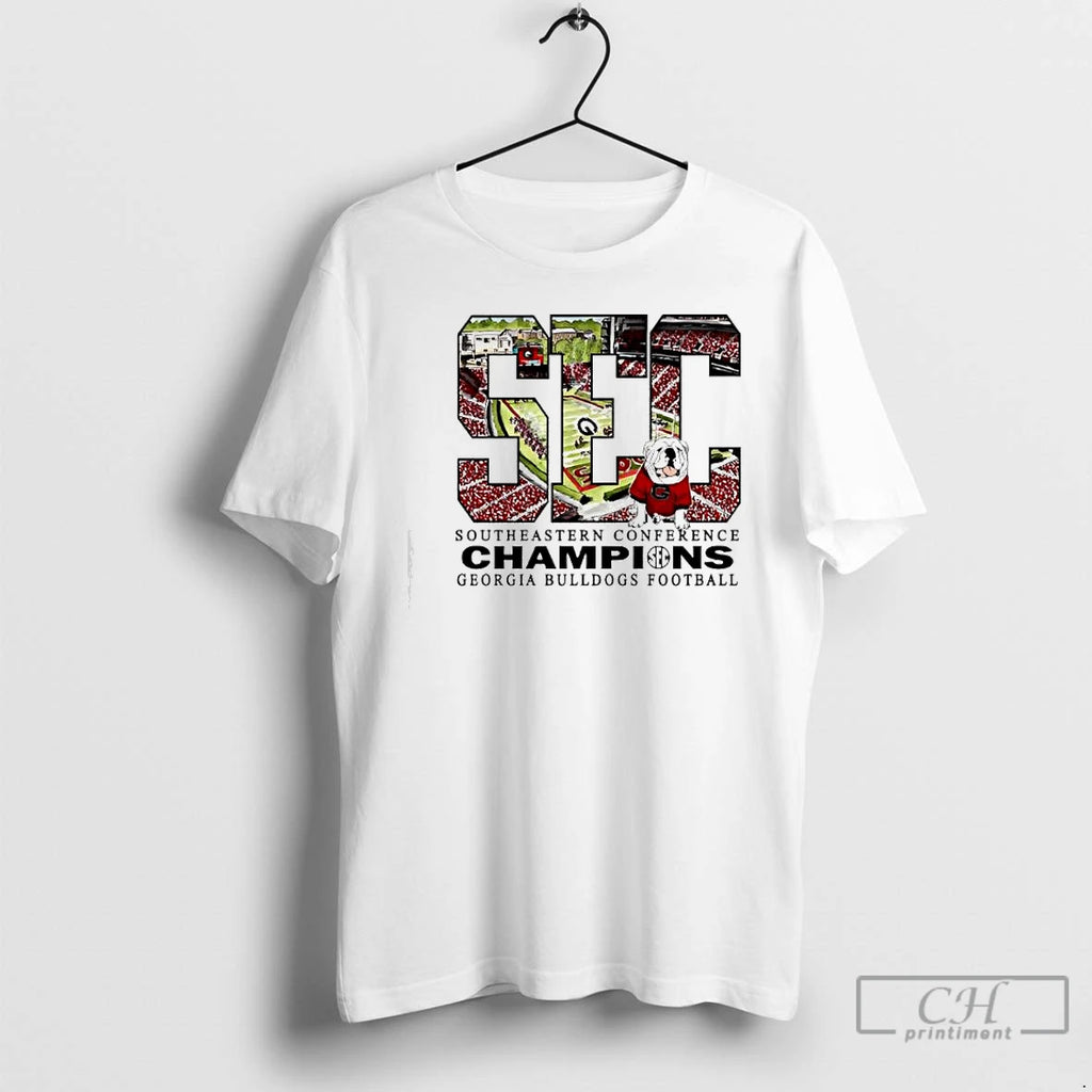 Classic Sec Southeastern Conference Champions Georgia Bulldogs Football Mascot T-Shirts, Hoodie, Sweatshirt | TeeBloomCo.com