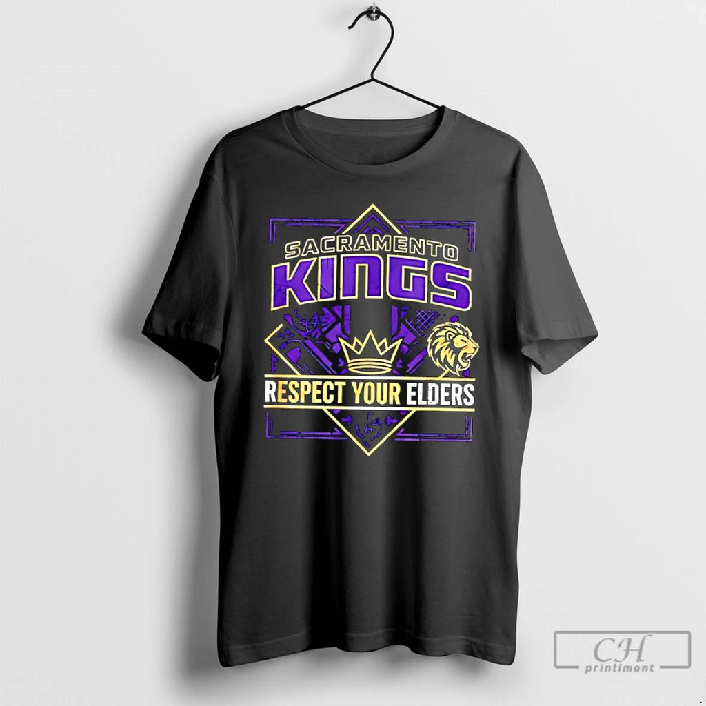 Classic Sacramento Kings Respect Your Elders T-Shirts, Hoodie, Sweatshirt | TeeBloomCo.com
