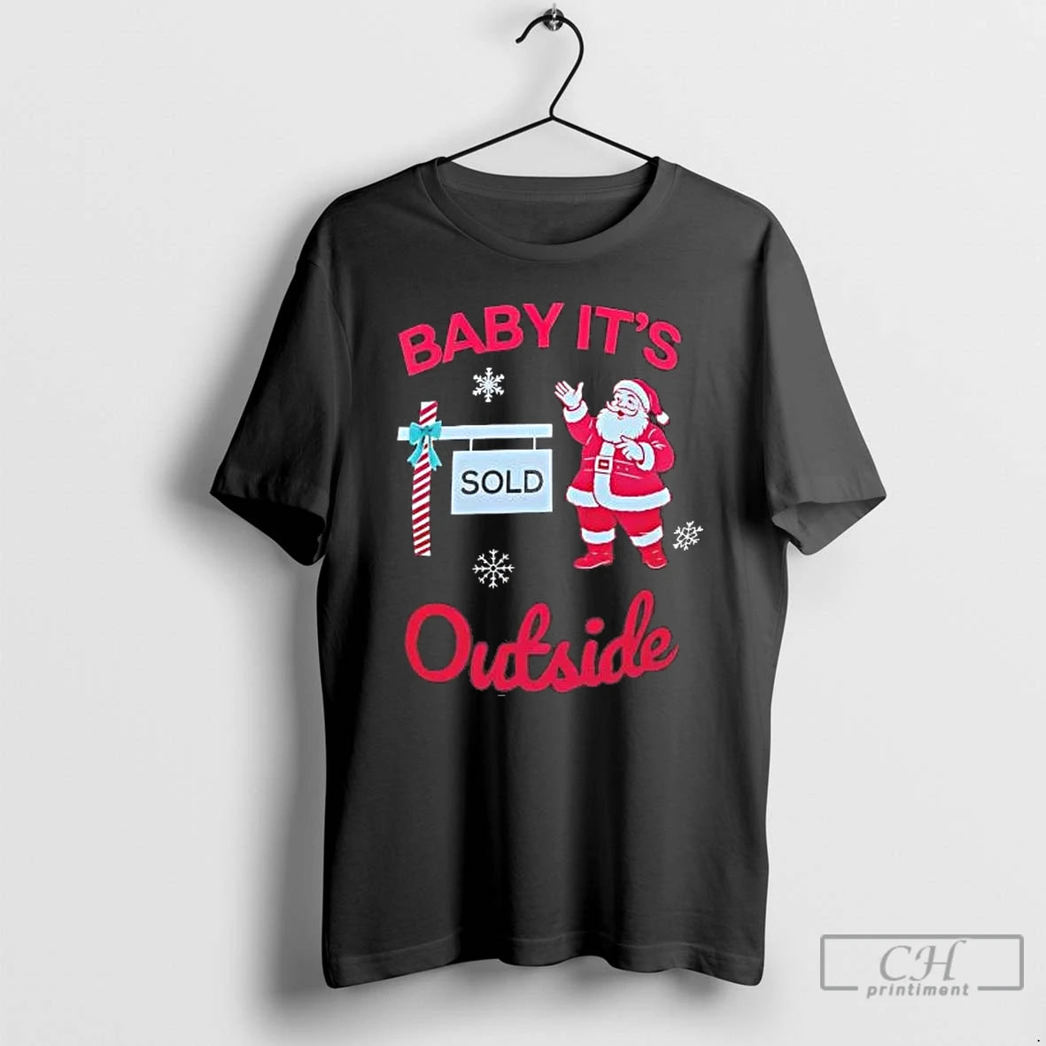 Classic Santa Baby Its Outside T-Shirts, Hoodie, Sweatshirt | TeeBloomCo.com