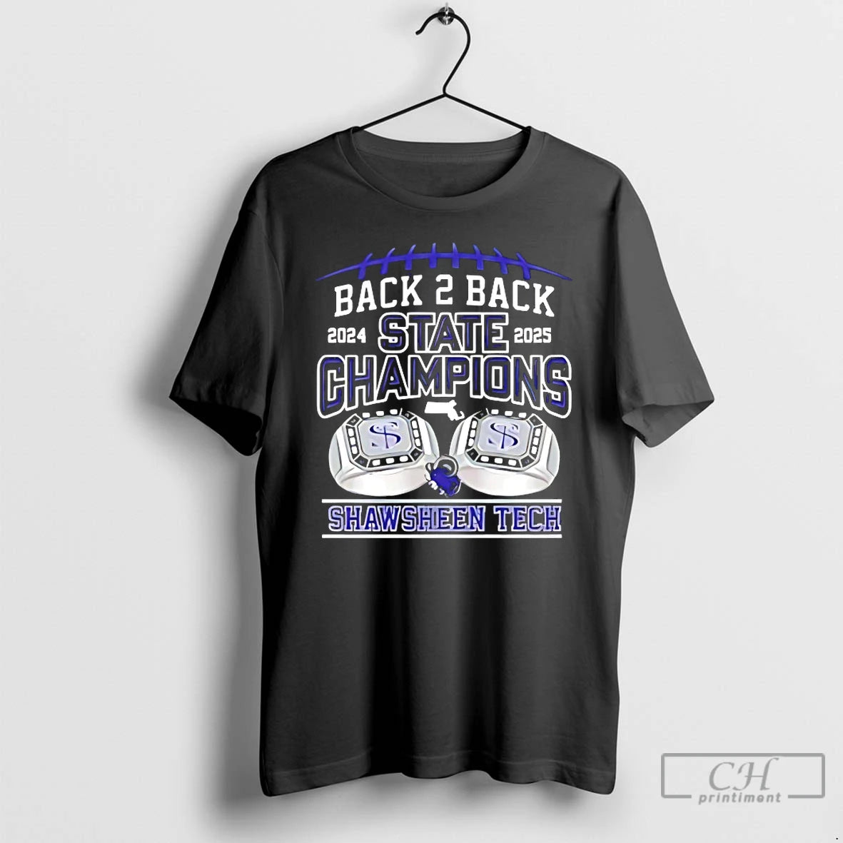 Classic Shawsheen Rams Back 2 Back State Champions T-Shirts, Hoodie, Sweatshirt | TeeBloomCo.com