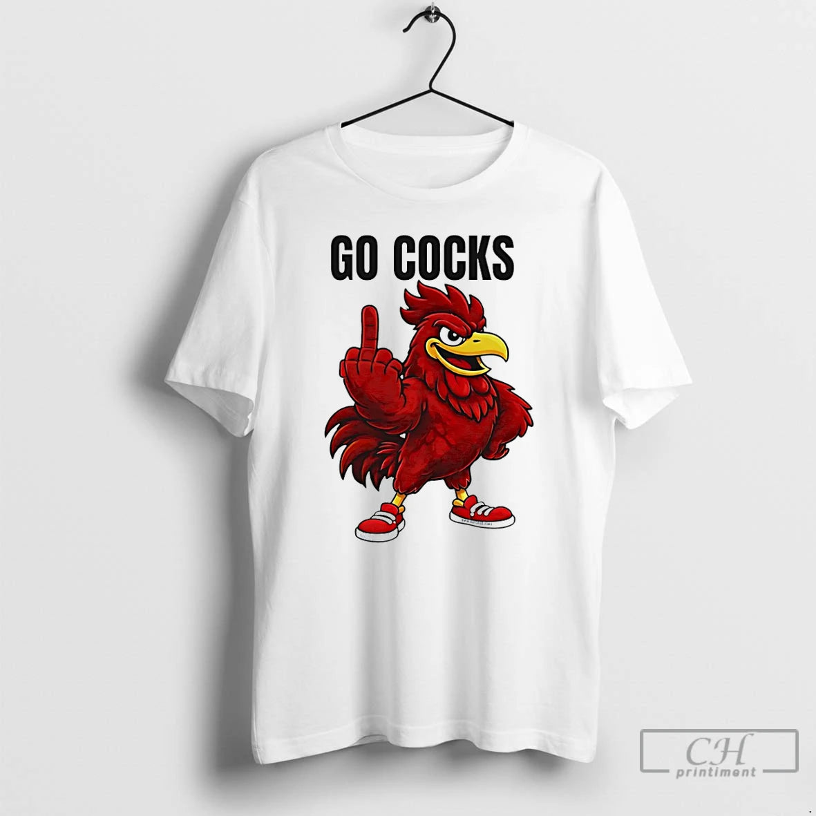 Classic South Carolina Gamecock Middle Finger Go Cocks Mascot T-Shirts, Hoodie, Sweatshirt | TeeBloomCo.com