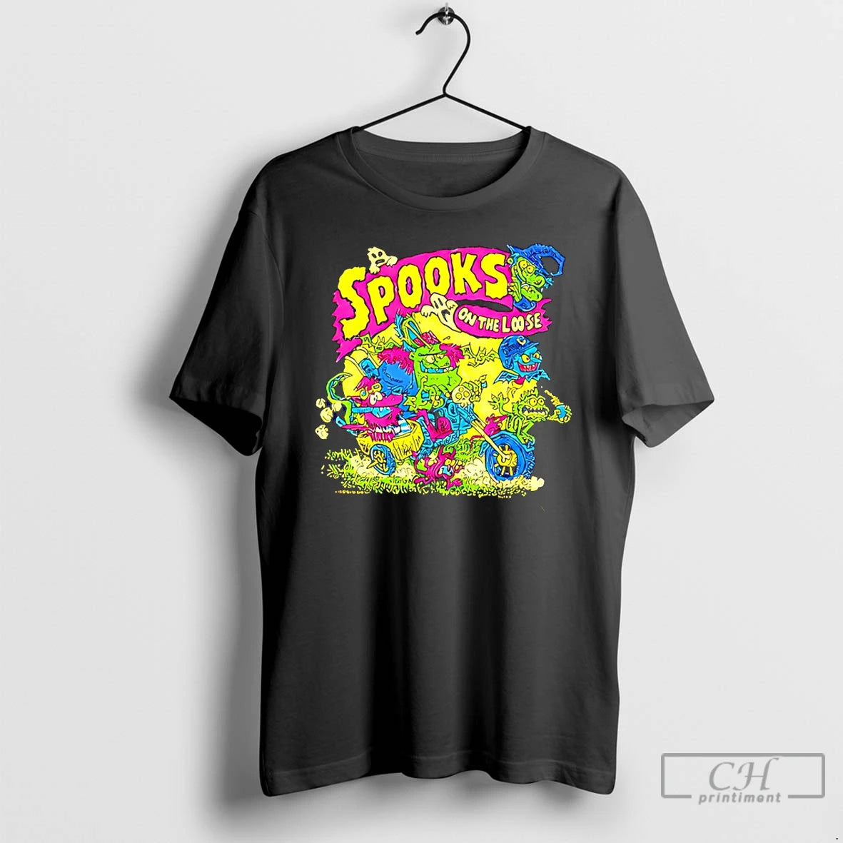 Classic Spooks On The Loose Zombie T-Shirts, Hoodie, Sweatshirt | TeeBloomCo.com