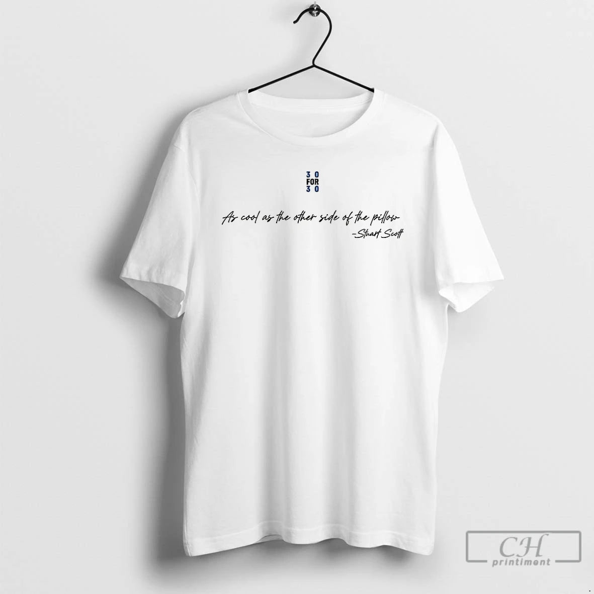 Classic Stuart Scott As Cool As The Other Side Of The Pillow 30 For 30 T-Shirts, Hoodie, Sweatshirt | TeeBloomCo.com