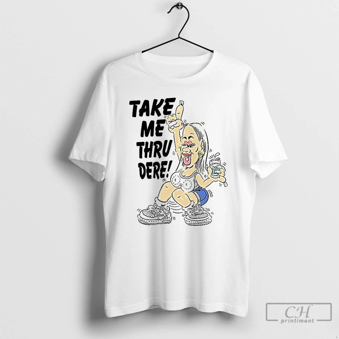 Classic Take Me Thru Dere Caricature Cutwata T-Shirts, Hoodie, Sweatshirt | TeeBloomCo.com