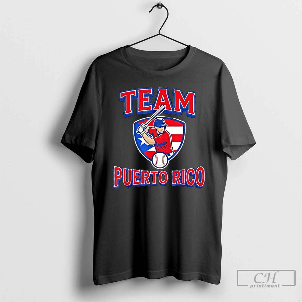 Classic Team Puerto Rico Baseball Flag Patriotic T-Shirts, Hoodie, Sweatshirt | TeeBloomCo.com
