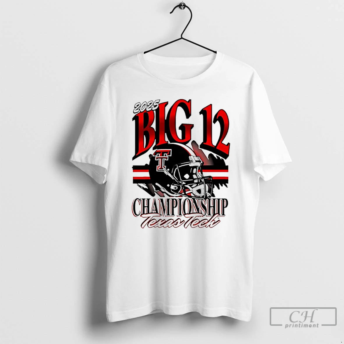 Classic Texas Tech Red Raiders 2025 Big 12 Football Championship Helmet T-Shirts, Hoodie, Sweatshirt | TeeBloomCo.com