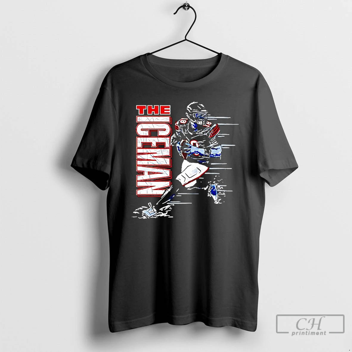 Classic The Iceman Chicago Bear Player Graphic T-Shirts, Hoodie, Sweatshirt | TeeBloomCo.com