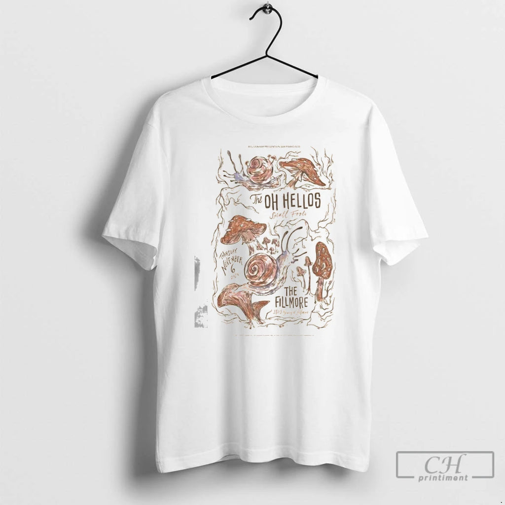 Classic The Oh Hellos San Francisco Ca November 6 2025 Concert T-Shirts, Hoodie, Sweatshirt | TeeBloomCo.com