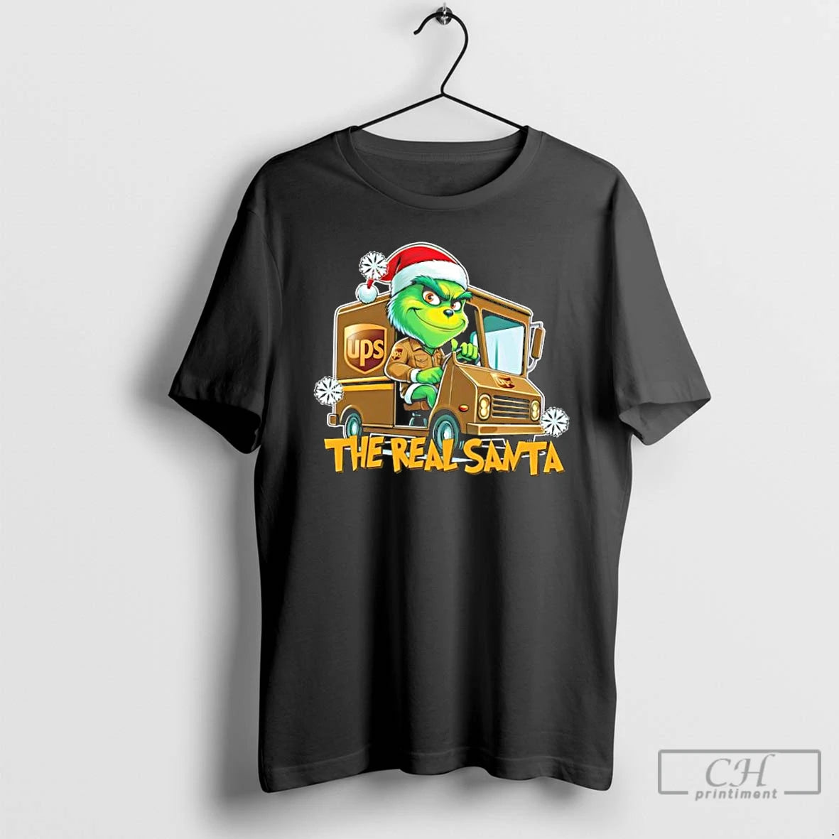 Classic The Real Santa Funny Christmas Carrier Grinch T-Shirts, Hoodie, Sweatshirt | TeeBloomCo.com