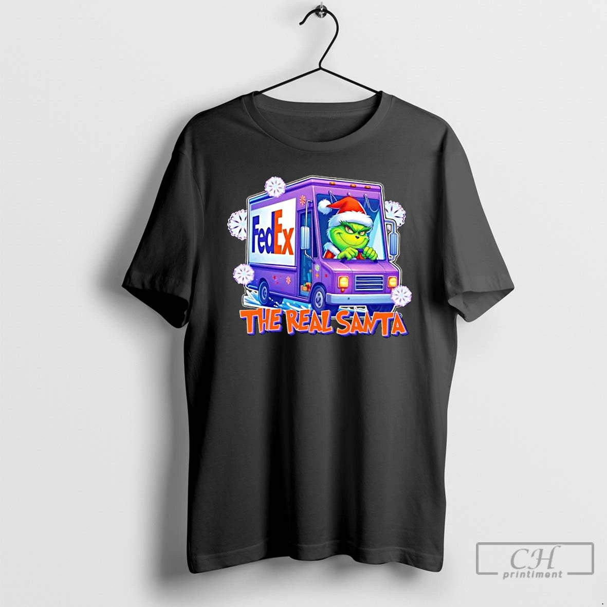 Classic The Real Santa Grinch Christmas Carrier T-Shirts, Hoodie, Sweatshirt | TeeBloomCo.com