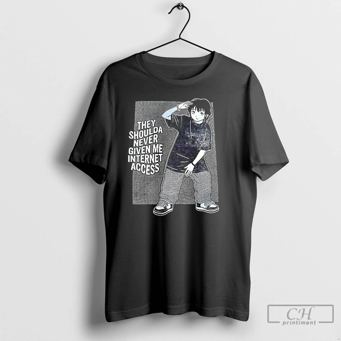 Classic They Shoulda Never Given Me Internet Access T-Shirts, Hoodie, Sweatshirt | TeeBloomCo.com