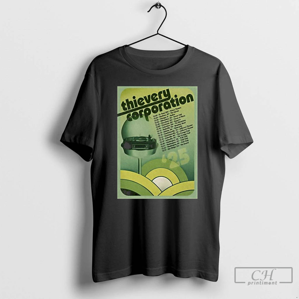 Classic Thievery Corporation December 2025 Shows T-Shirts, Hoodie, Sweatshirt | TeeBloomCo.com