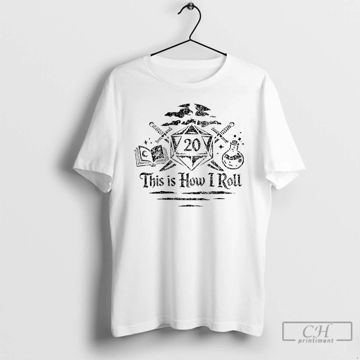 Classic This Is How I Roll D20 T-Shirts, Hoodie, Sweatshirt | TeeBloomCo.com