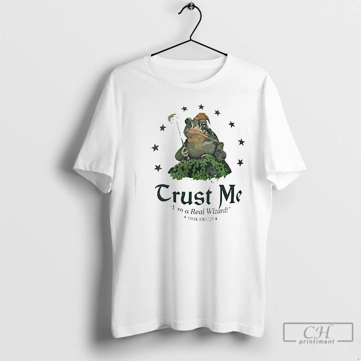 Classic Trust Me Im A Real Wizard Frog Graphic T-Shirts, Hoodie, Sweatshirt | TeeBloomCo.com