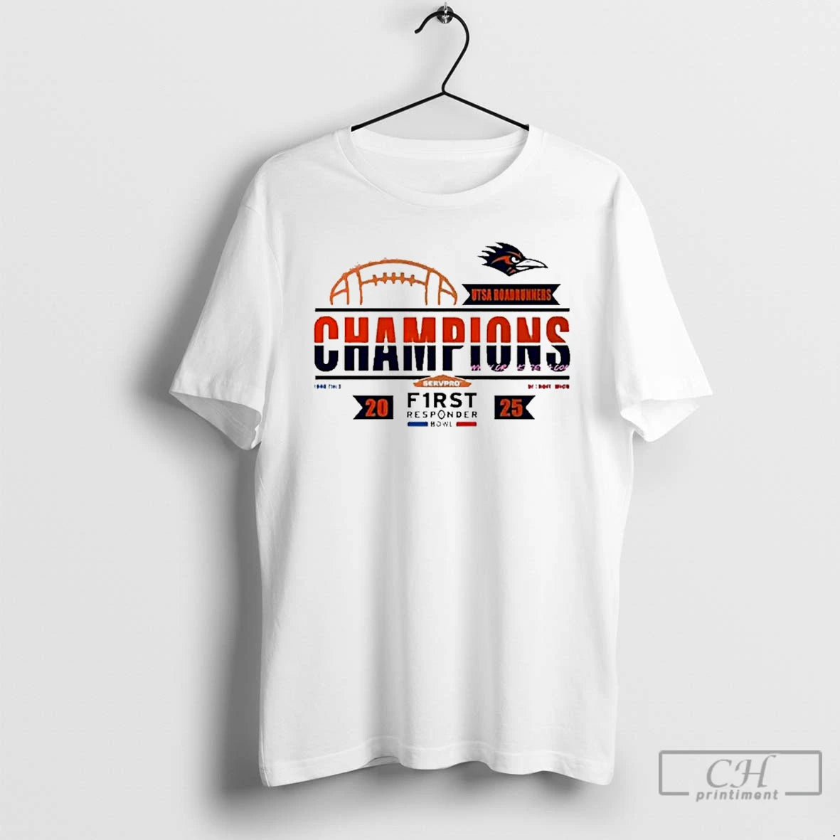 Classic Utsa Roadrunners Football 2025 First Responder Bowl Champions Logo T-Shirts, Hoodie, Sweatshirt | TeeBloomCo.com