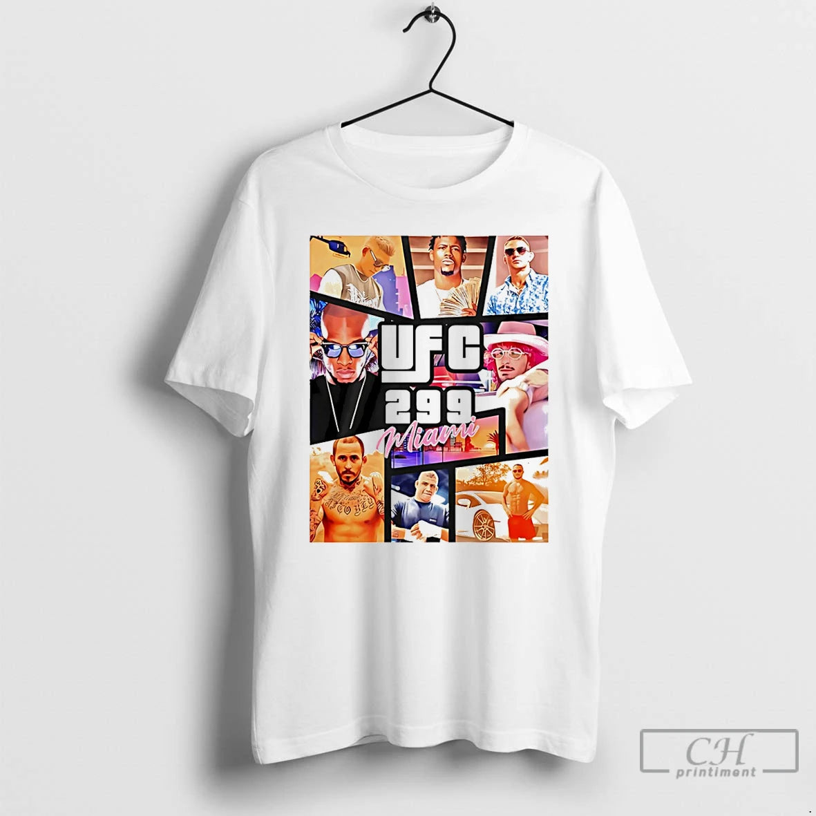 Classic Ufc 299 Miami Gta T-Shirts, Hoodie, Sweatshirt | TeeBloomCo.com