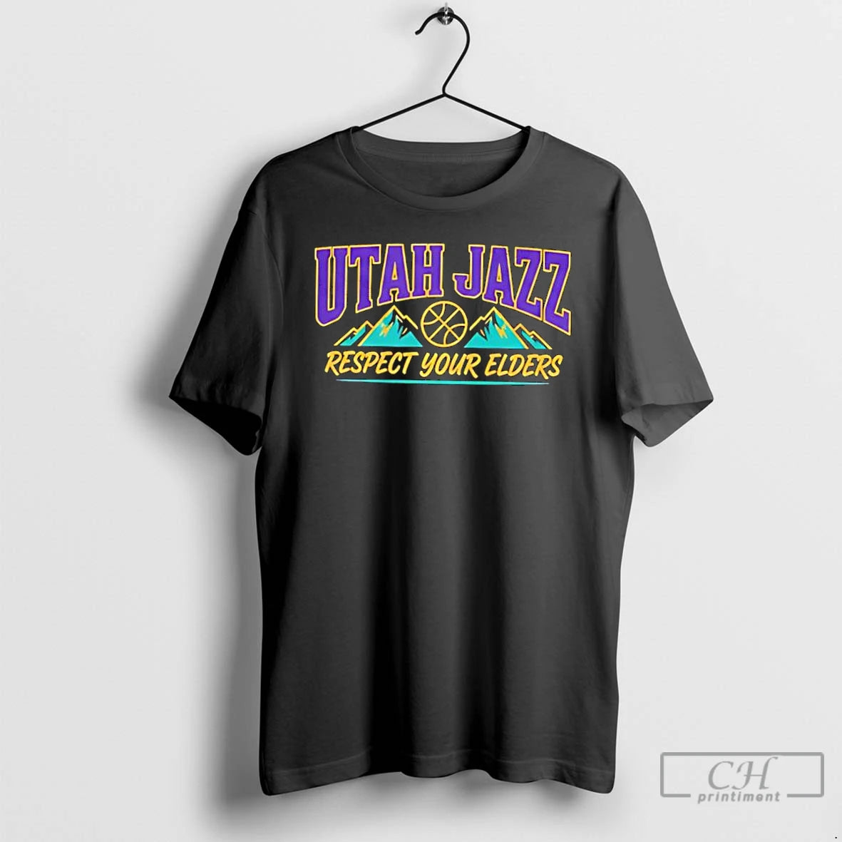 Classic Utah Jazz Respect Your Elders T-Shirts, Hoodie, Sweatshirt | TeeBloomCo.com