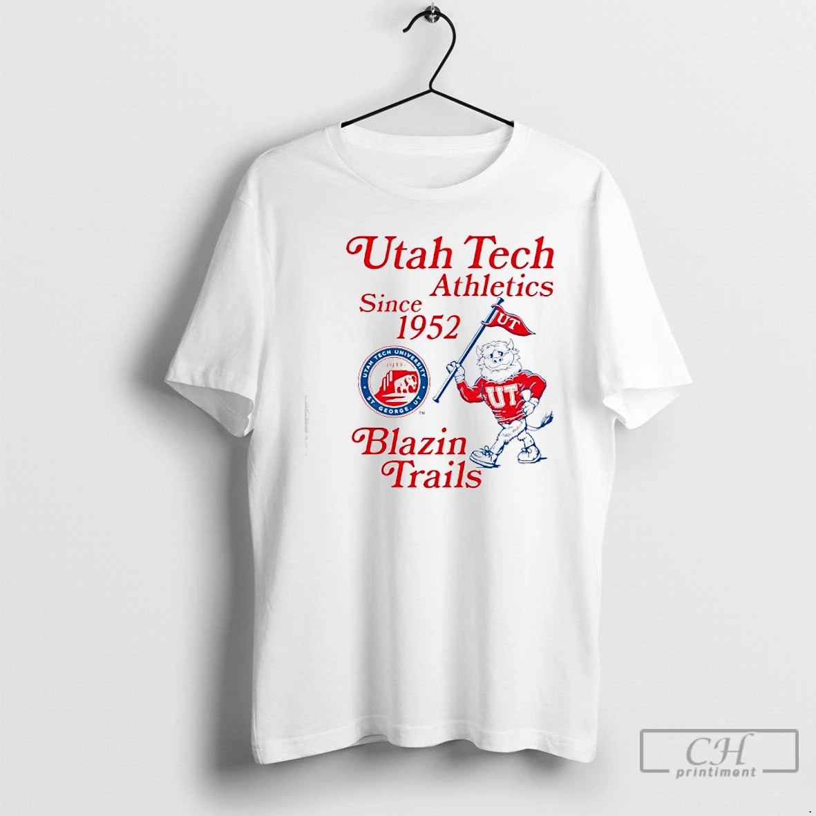Classic Utah Tech Athletics Since 1952 Blazin Trails T-Shirts, Hoodie, Sweatshirt | TeeBloomCo.com