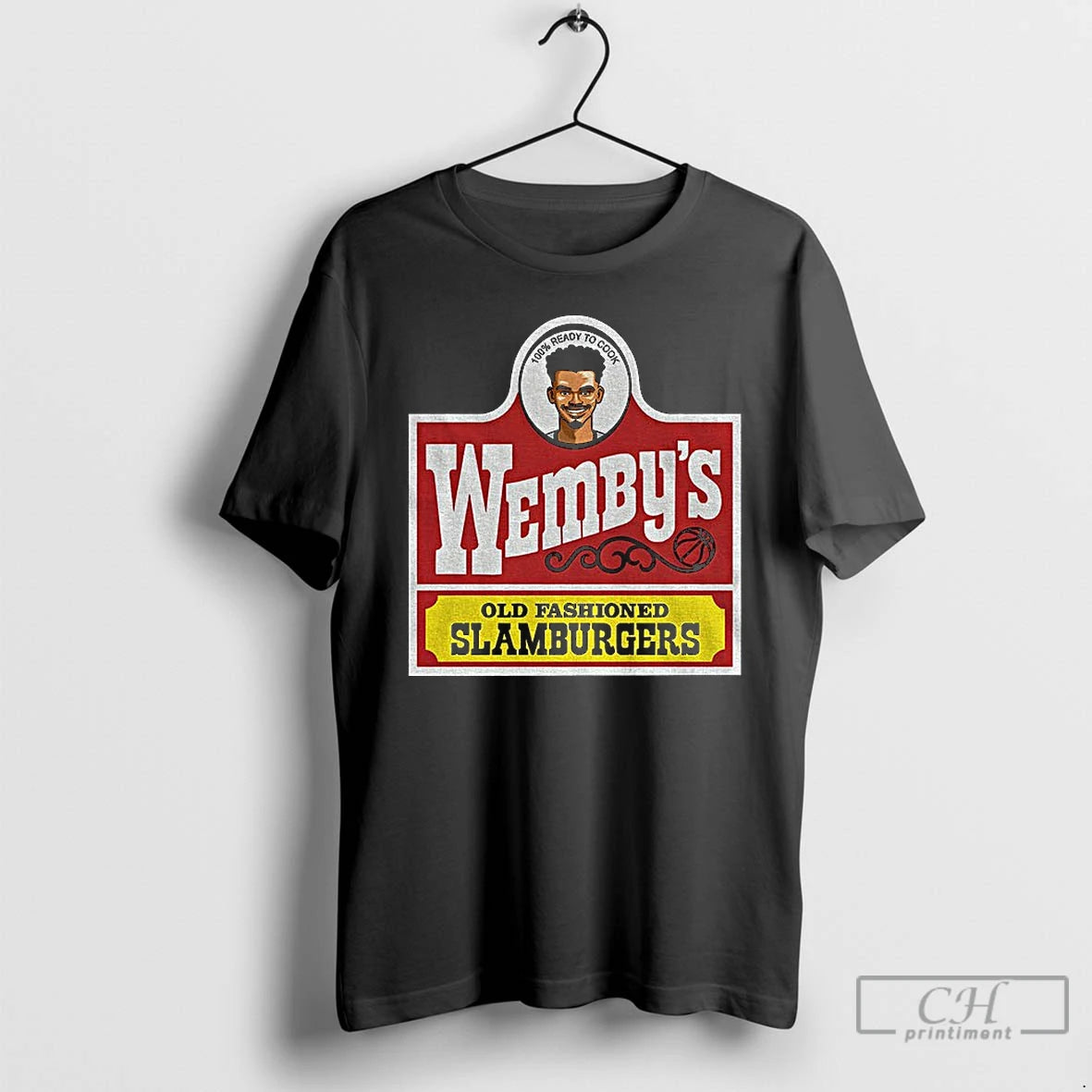Classic Victor Wembanyama Wembys Old Fashioned Slamburgers 100 Ready To Cook T-Shirts, Hoodie, Sweatshirt | TeeBloomCo.com