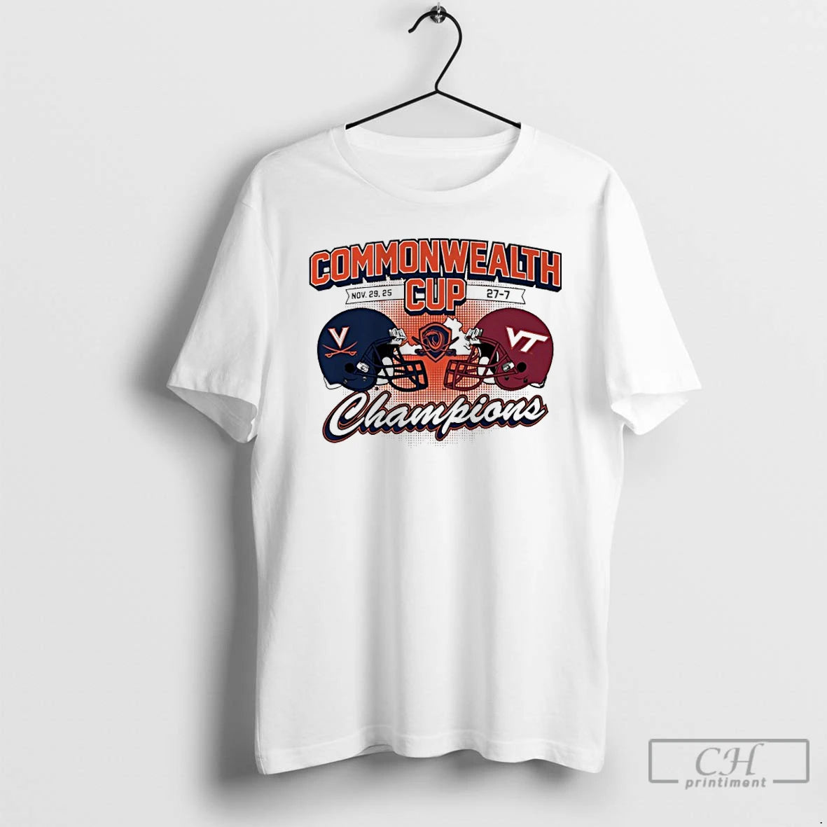 Classic Virginia Cavaliers Beat Virginia Tech 27 7 Win 2025 Commonwealth Cup Champions Helmet T-Shirts, Hoodie, Sweatshirt