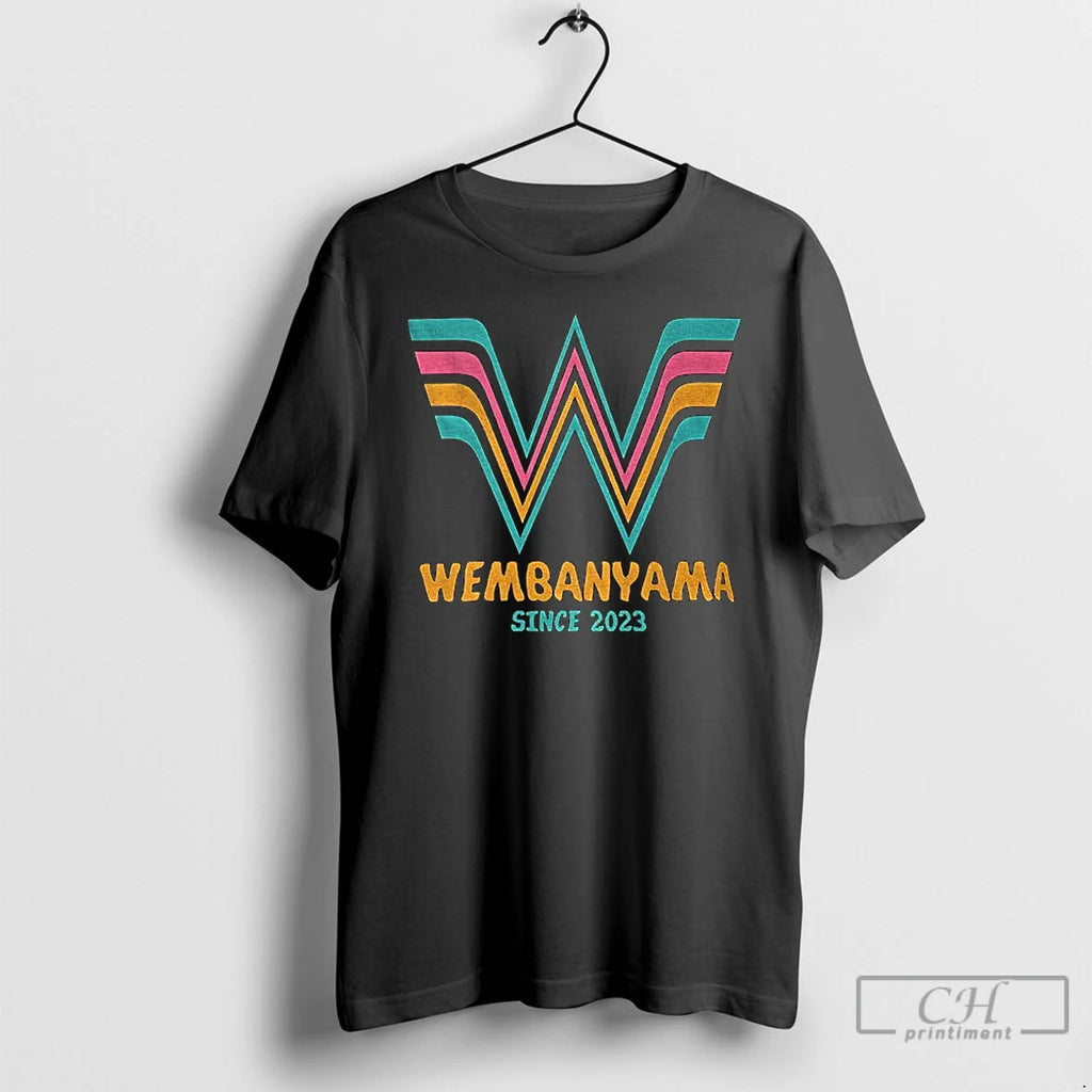 Classic What A Wemby Victor Wembanyama San Antonio Spurs Basketball Fiesta Colors Since 2023 T-Shirts, Hoodie, Sweatshirt