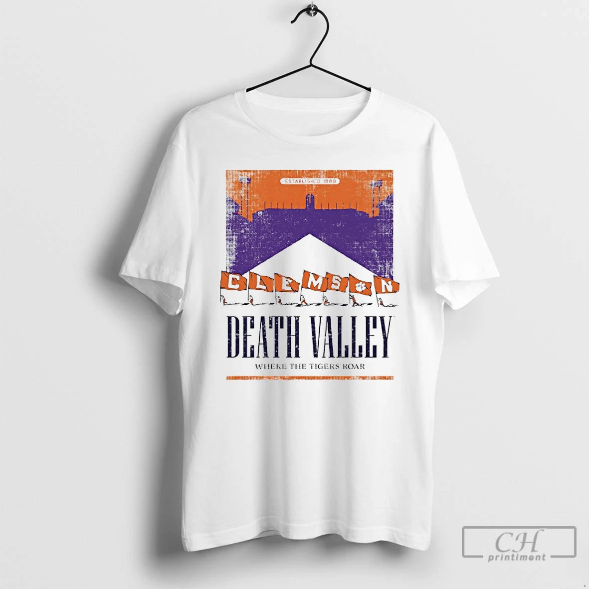 Classic Where The Tigers Roar Death Valley Clemson T-Shirts, Hoodie, Sweatshirt | TeeBloomCo.com