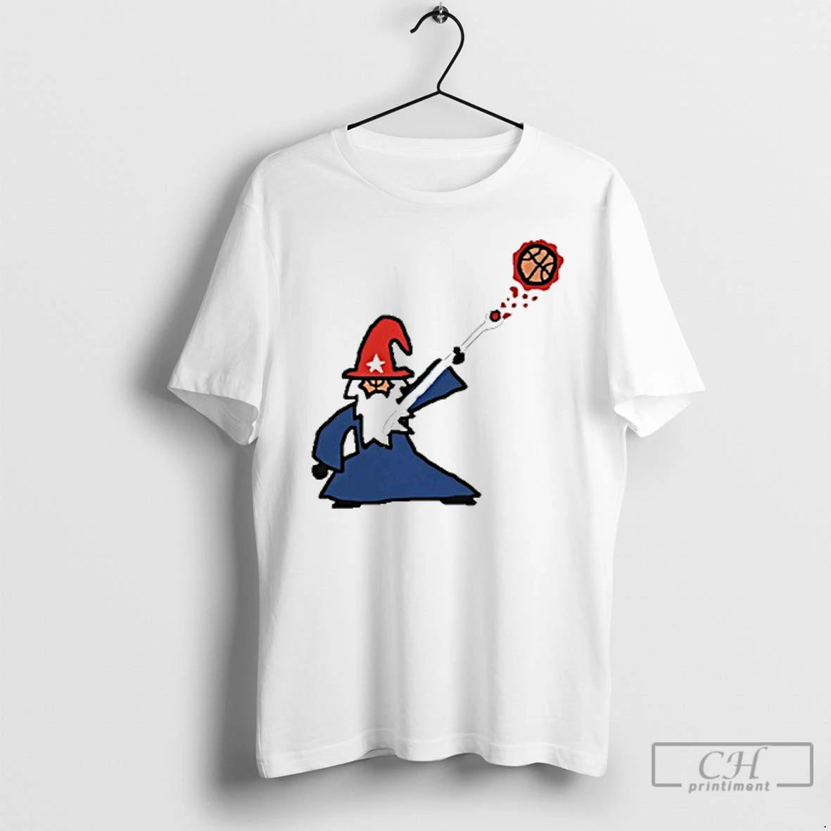 Classic Wizard Basketball Caricature T-Shirts, Hoodie, Sweatshirt | TeeBloomCo.com
