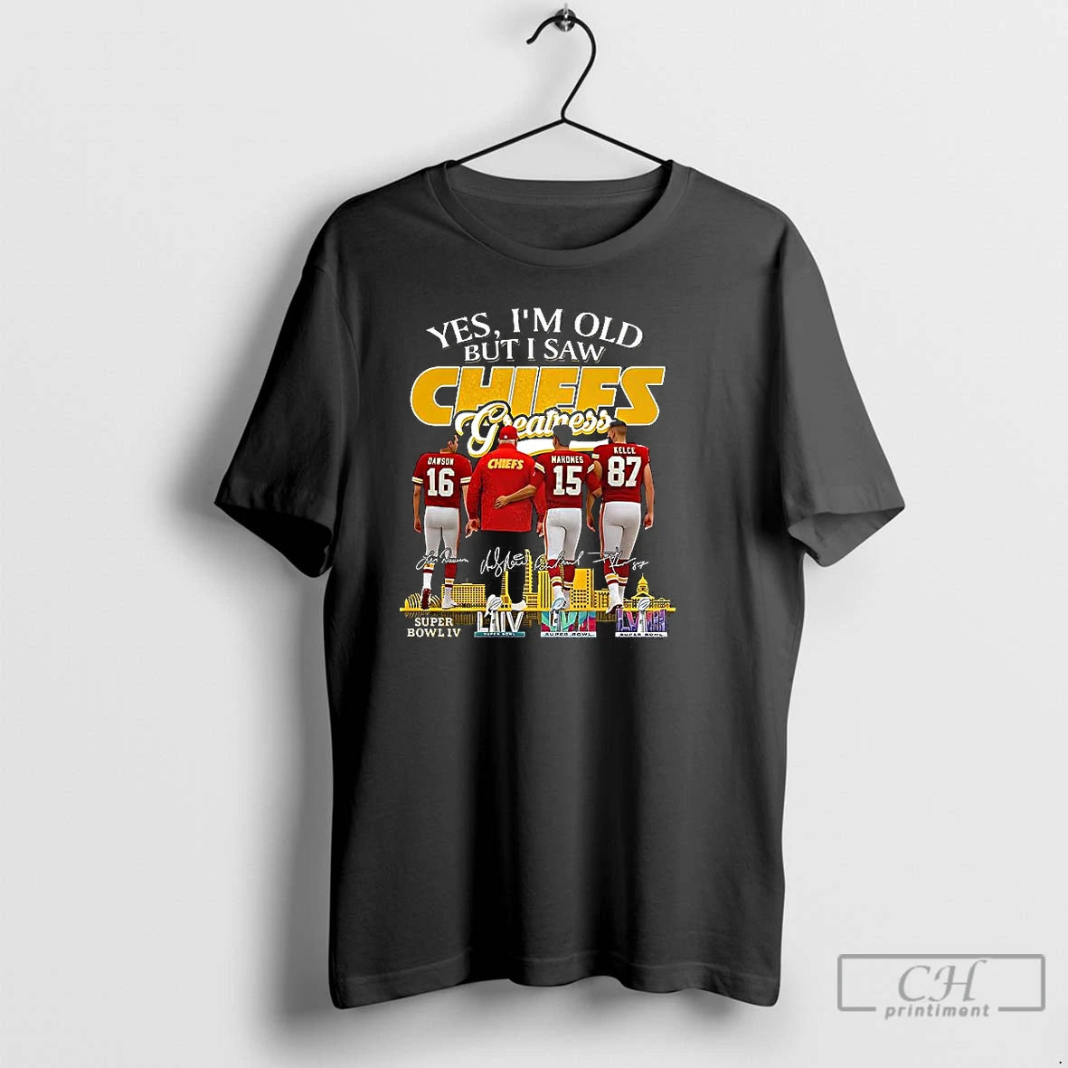 Classic Yes Im Old But I Saw Chiefs Greatness City Skyline Signature T Shirts Sweater Hoodie, Sweatshirt | TeeBloomCo.com