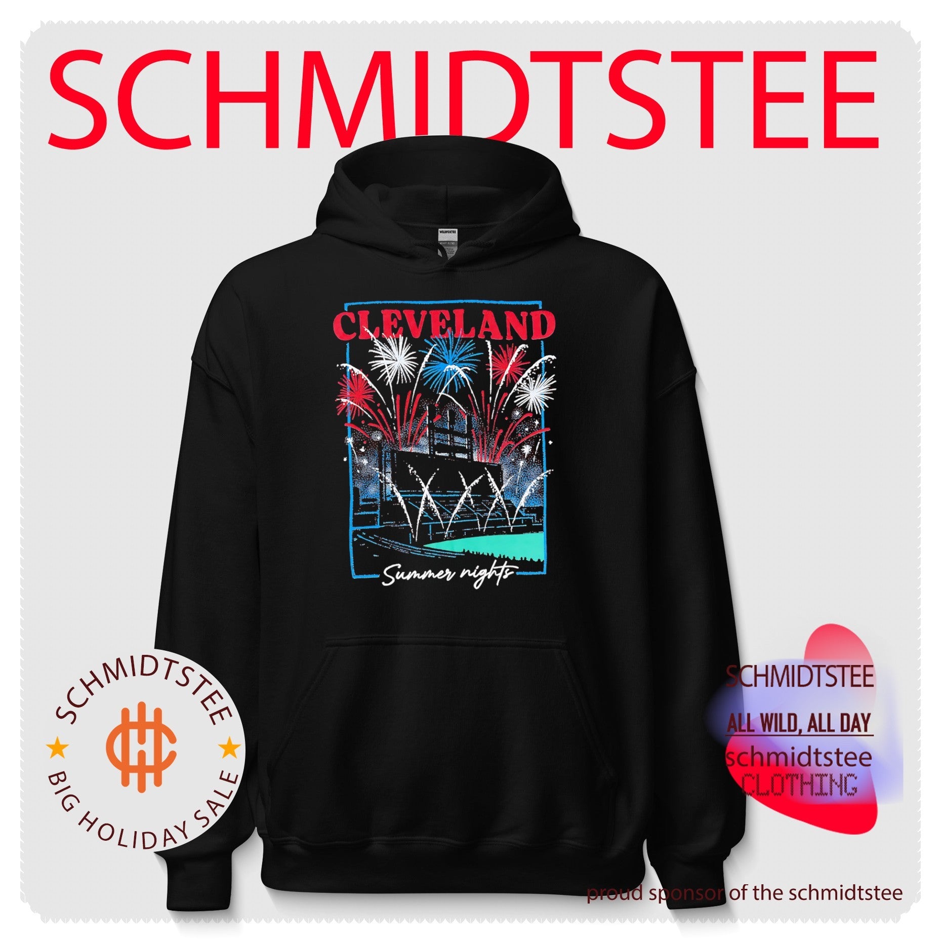 Cleveland Baseball Summer Nights Fireworks shirt