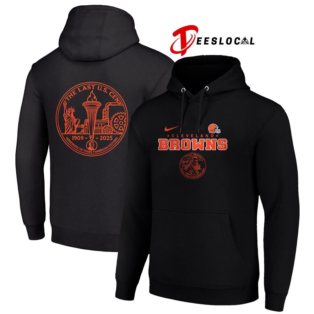 Cleveland Browns the last US cent honoring 116 years of America history shirt