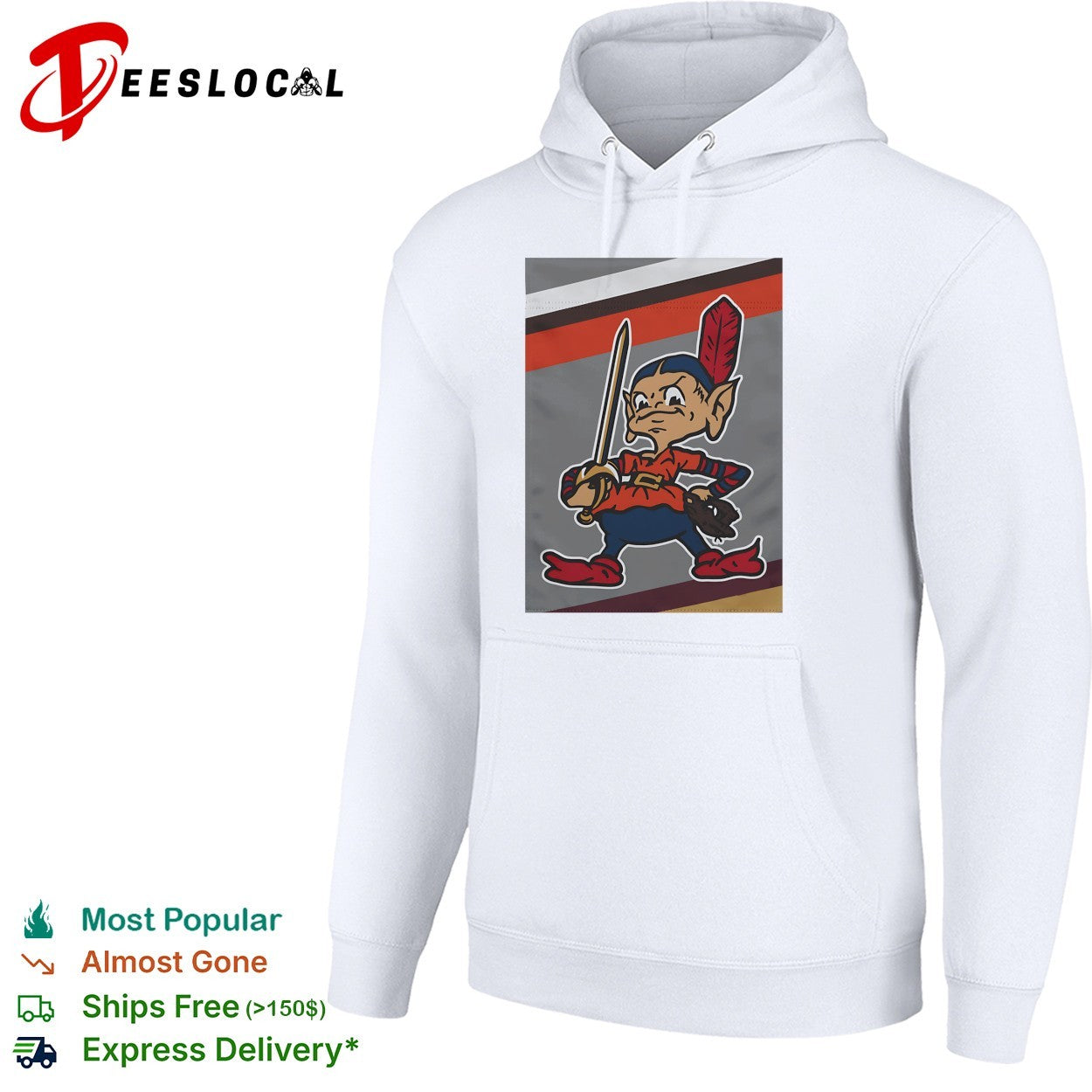 Cleveland Guardians sword warrior mascot vintage cartoon art shirt